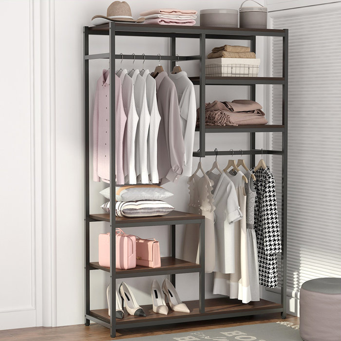 Rebrilliant Fernon 47.24" W FreeStanding Closet Organizer & Reviews
